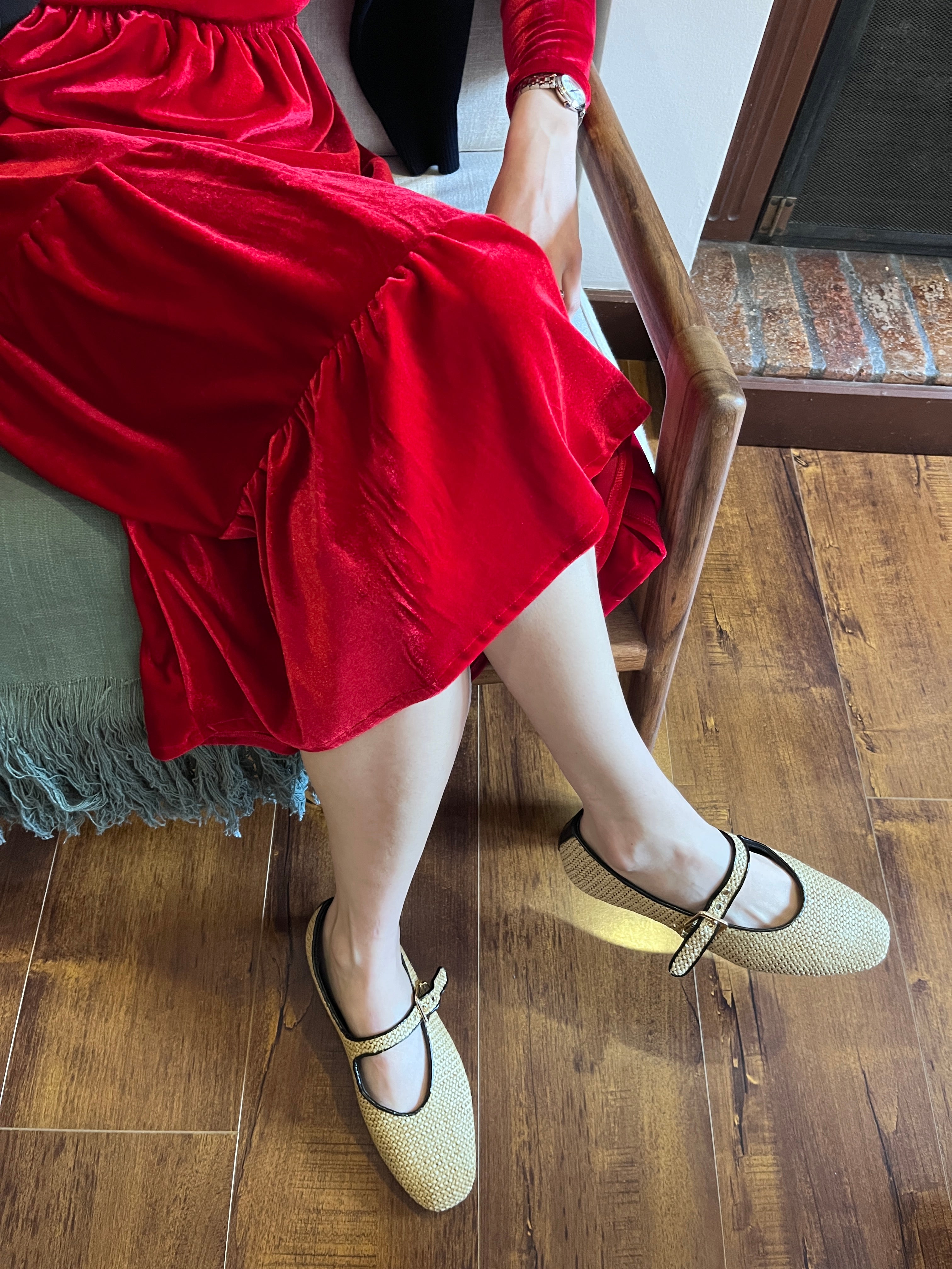 Vestido MIDI Velvet Rojo