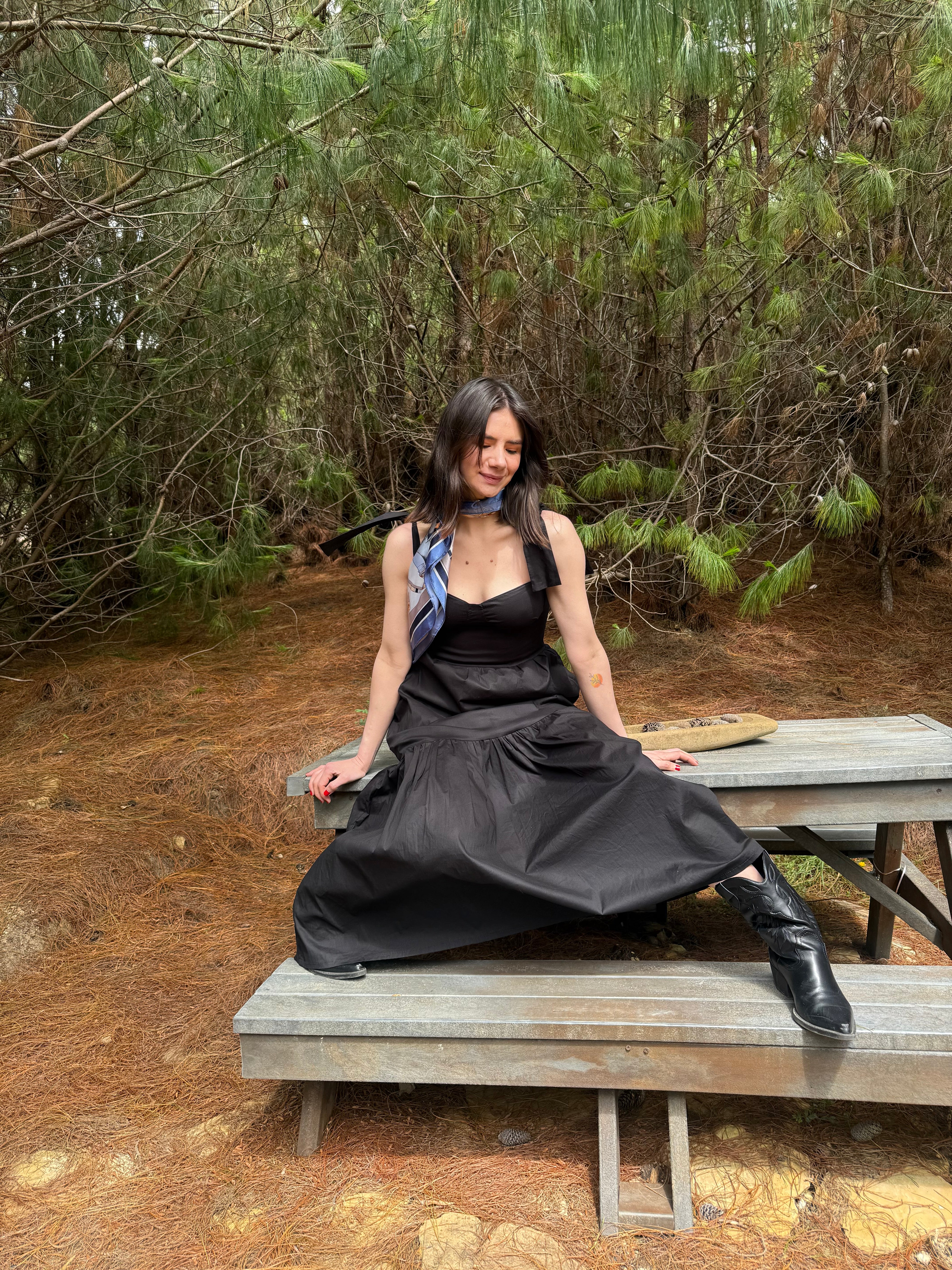 Vestido MAXI Venecia Negro
