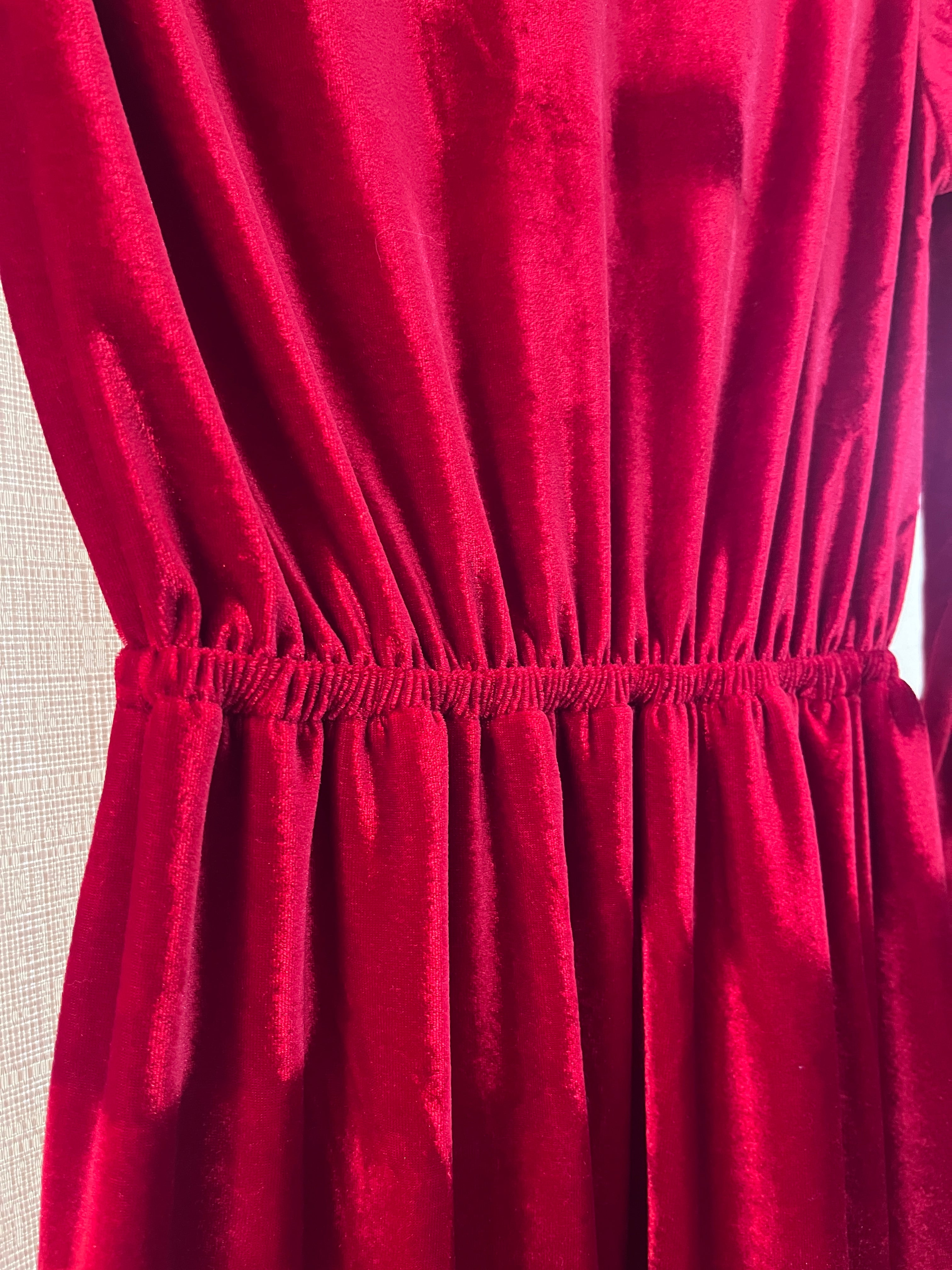 Vestido MIDI Velvet Rojo