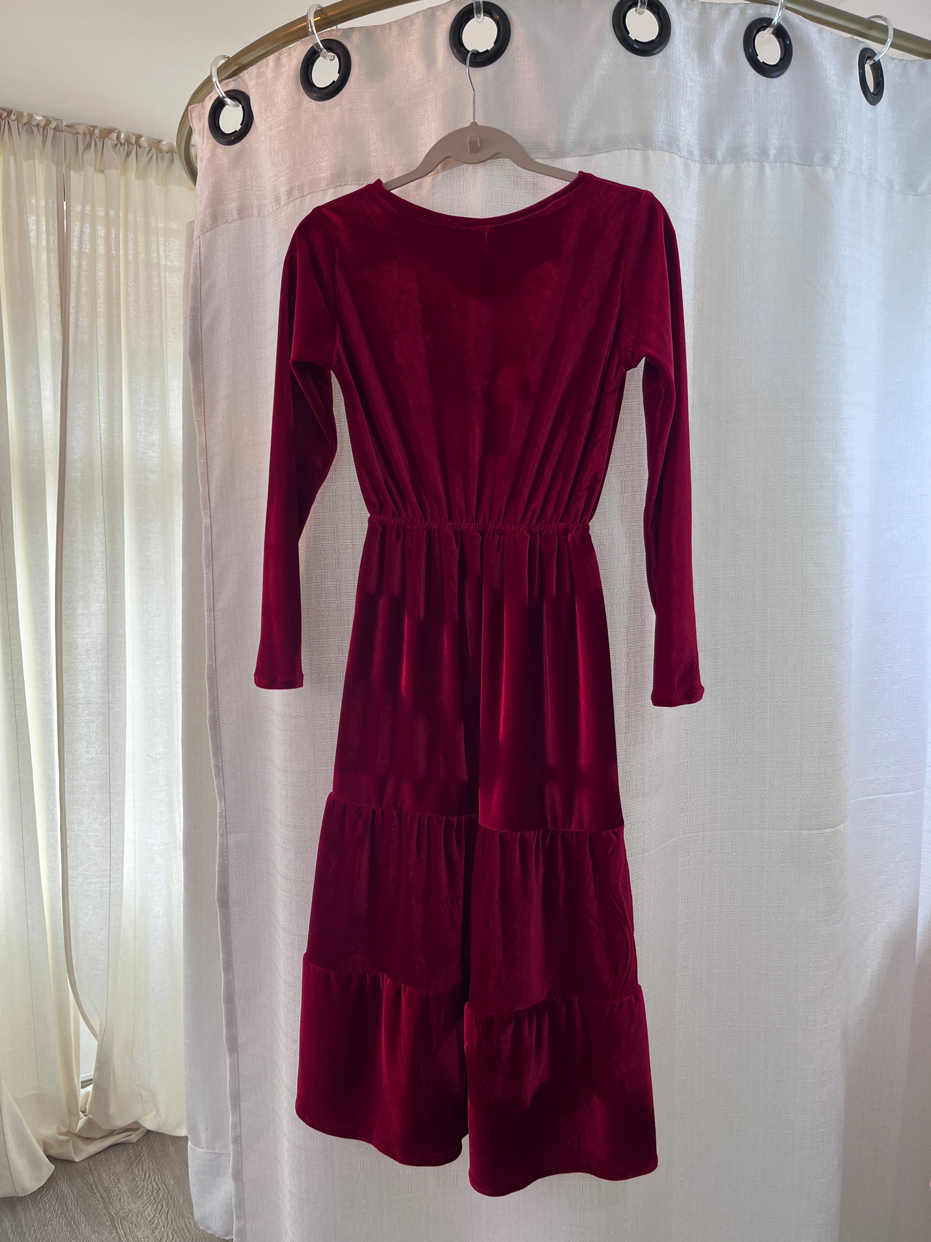 Vestido MIDI Velvet Rojo